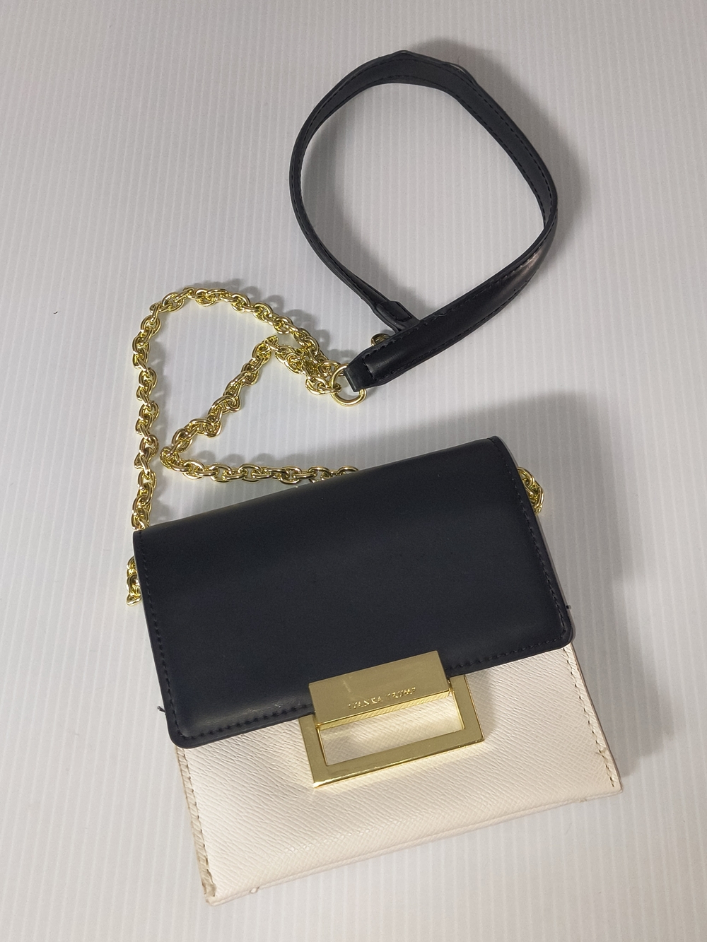 Ivanka Trump Two-Tone Gold Chain Crossbody